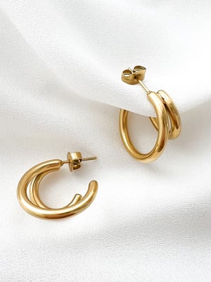 Podwójne kolczyki koła Orb Hoop