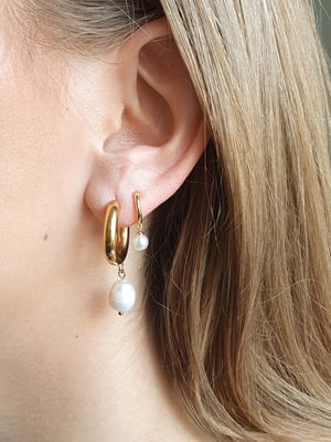 KAJO Jewels Kolczyki z perlami Hoop 3