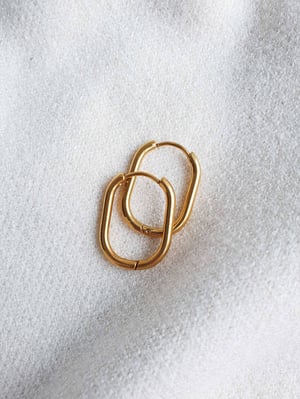 Kolczyki Oval Hoop KAJO Jewels