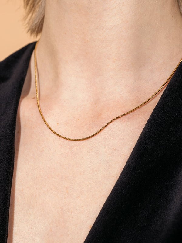 Pozłacany łańcuszek linka Mini Snake