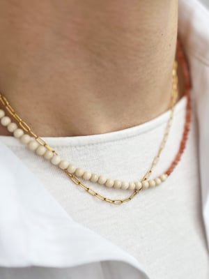 Naszyjnik z kamieni slonecznych i jadeitow – KAJO JEWELS BIZUTERIA-1