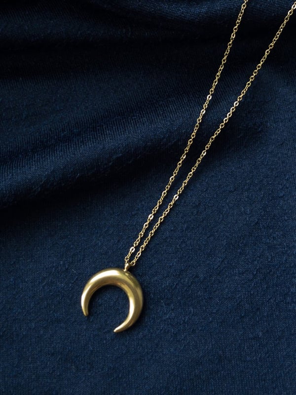 Naszyjnik Lunula w kształcie półksiężyca