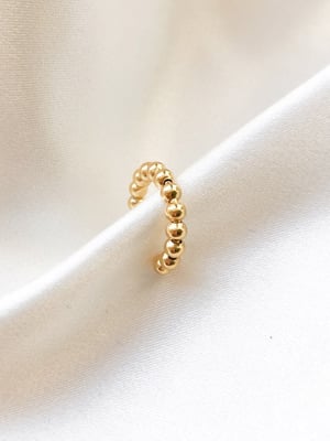 Pozłacana nausznica Bubble Ear Cuff