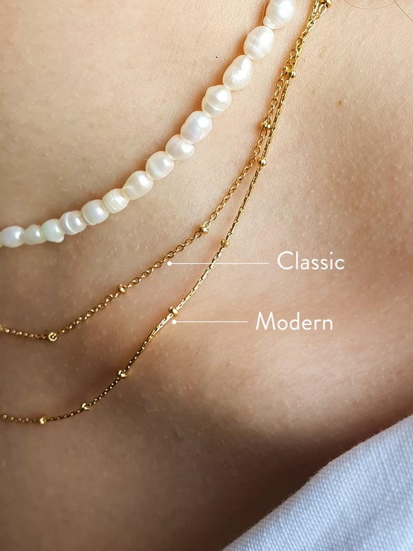 Wodoodporny łańcuszek z kuleczkami Classic