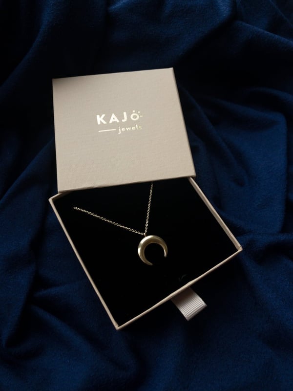 Naszyjnik Lunula w kształcie półksiężyca