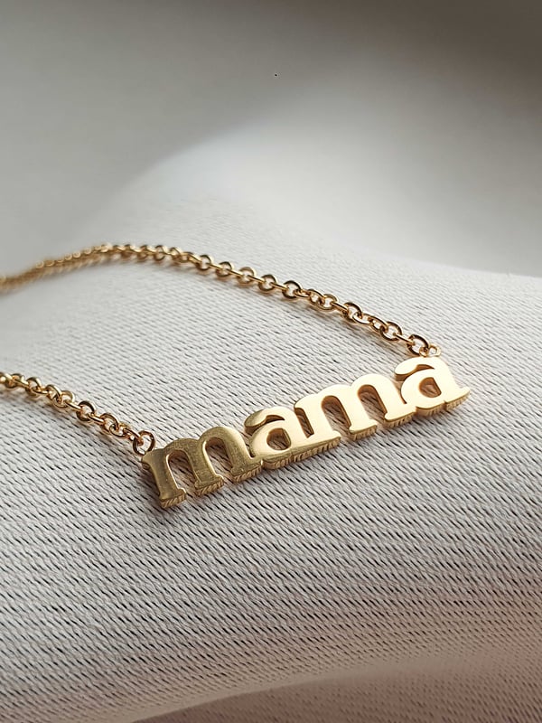 Wodoodporny naszyjnik dla mamy