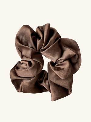 Gumka Scrunchie KAJO Jewels Brązowa