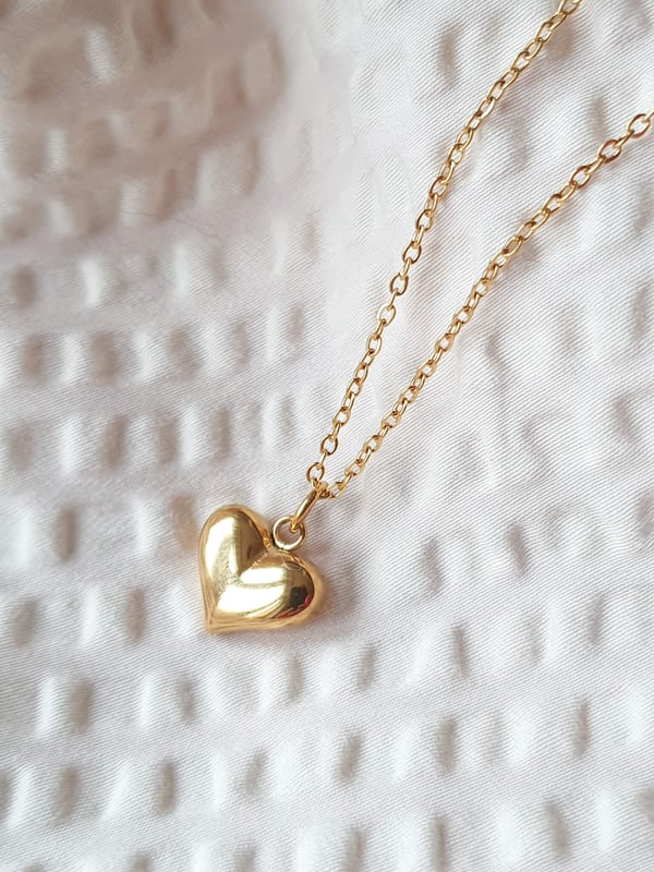 Wodoodporny naszyjnik z serduszkiem Eternal Love