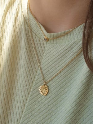 KAJO-JEWELS-Monstera-Leaf-Neckalce-Naszyjnik-3