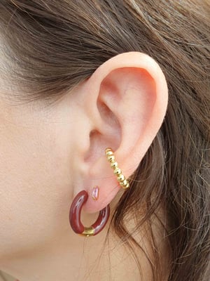 Delikatne kolczyki ze Spinelem-4