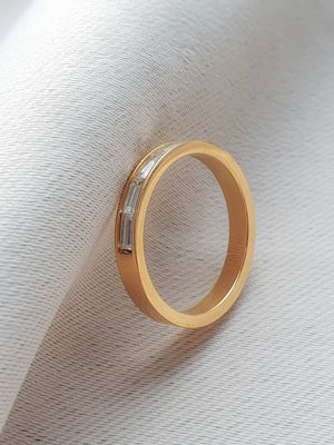 Obrączka bagietki Pierścionek KAJO Jewels-3