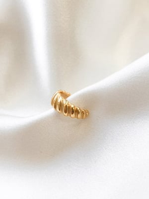 Pozłacana nausznica Retro