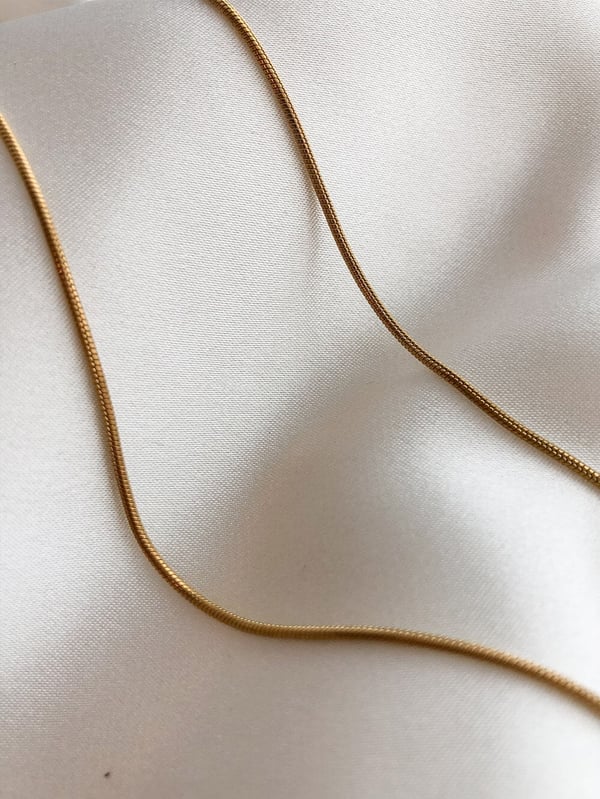 Pozłacany łańcuszek linka Mini Snake